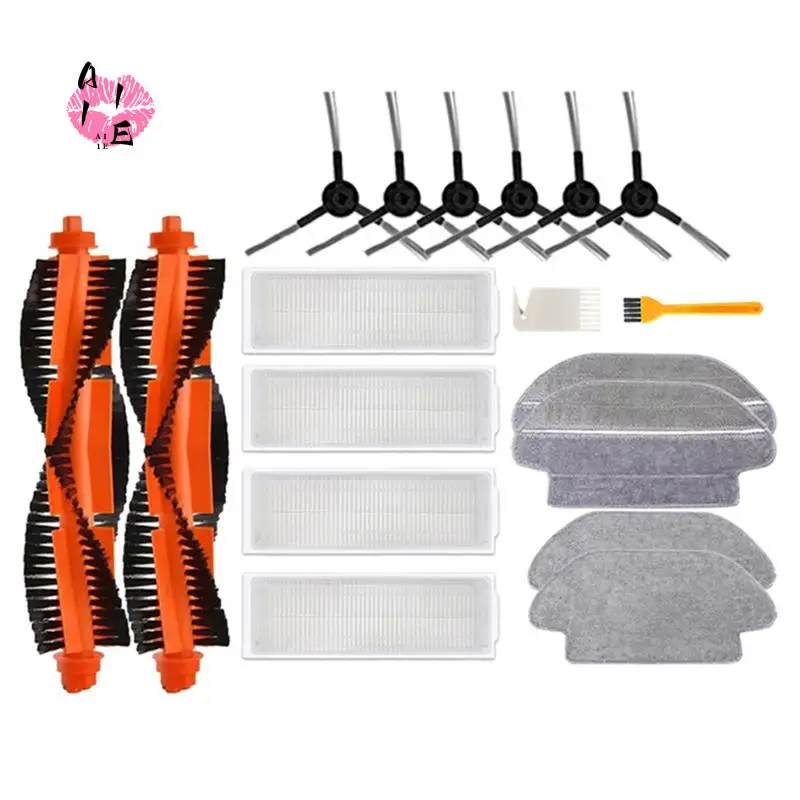 

A11E-For Xiaomi Mijia Mi Robot Vacuum-Mop Pro STYTJ02YM 2S / 3C / Conga 3490 Viomi V2 PRO V3 SE Main Side Brush Filters Mops Par