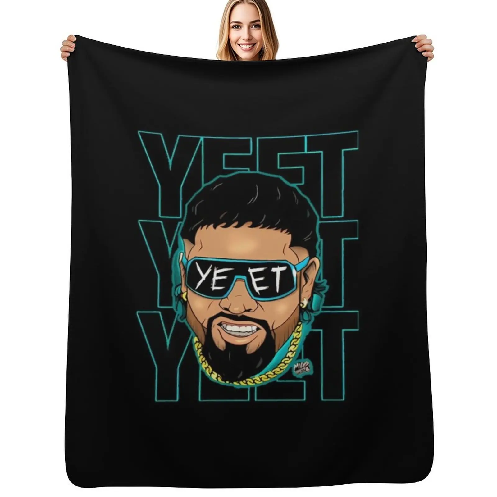 

Vintage Jey Uso Yeet Yeet Yeet Throw Blanket For Sofa Thin Camping Luxury Designer Multi-Purpose Blankets