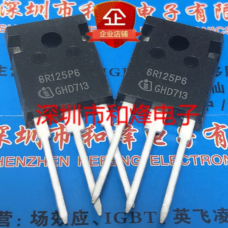 Free shipping  IPW60R125P6 6R125P6  TO-247 650V 30A      10PCS