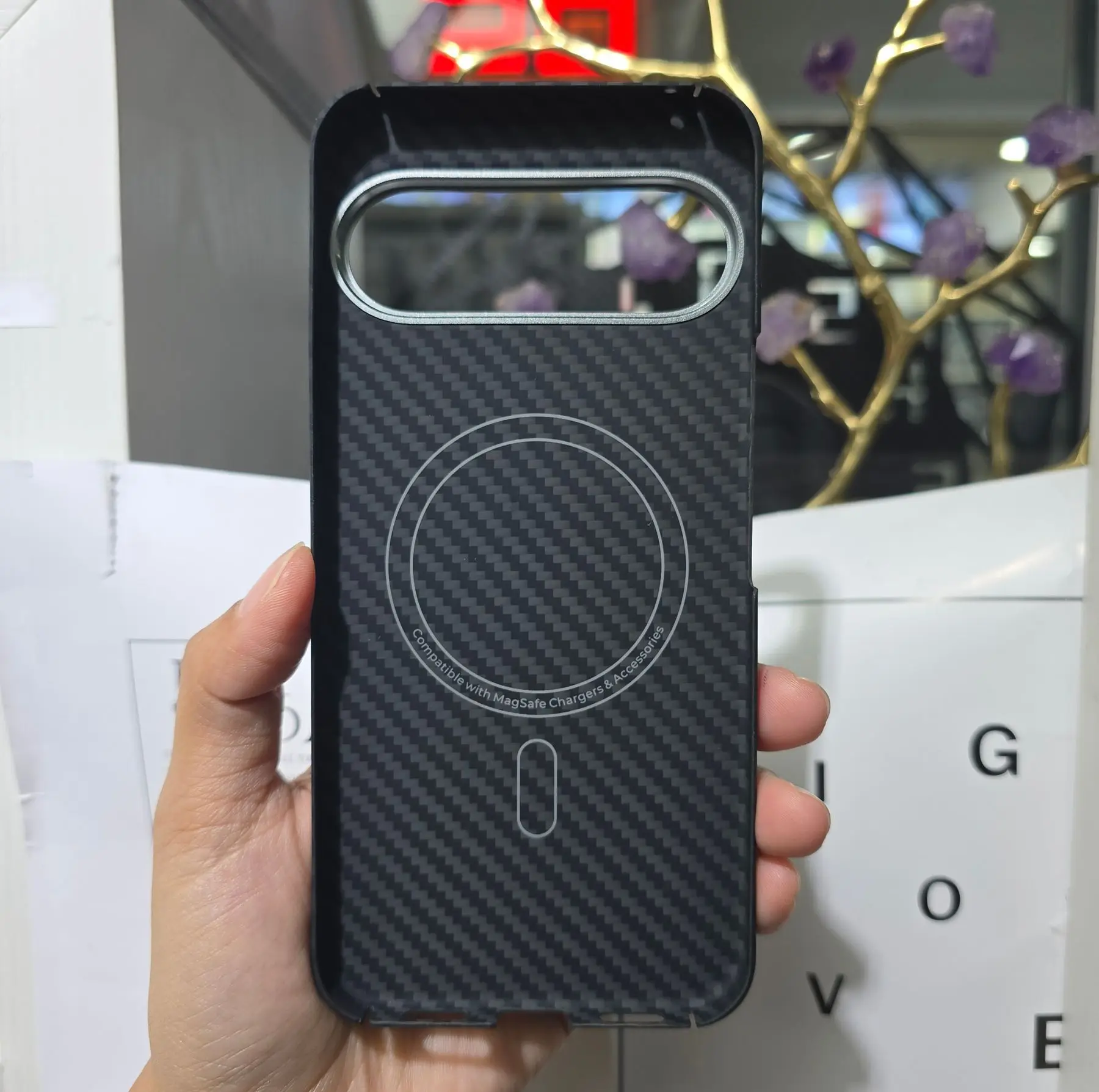 Real Carbon Fiber Case for Google Pixel 10 Pro XL Ultra-thin Aramid Fiber Protective Cover