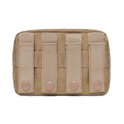 Bolsa táctica MOLLE modular con gancho de cinturón y EDC elásticos