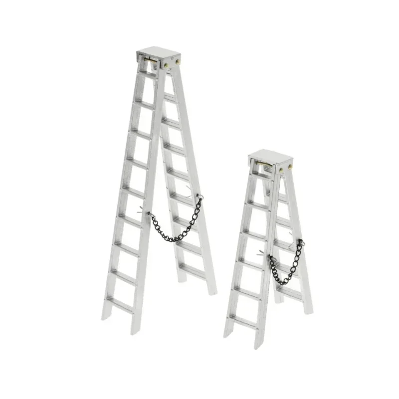 1Pcs 100MM 150MM Aluminum Mini Ladder For 1:10 RC Rock Crawler Axial SCX10 90046