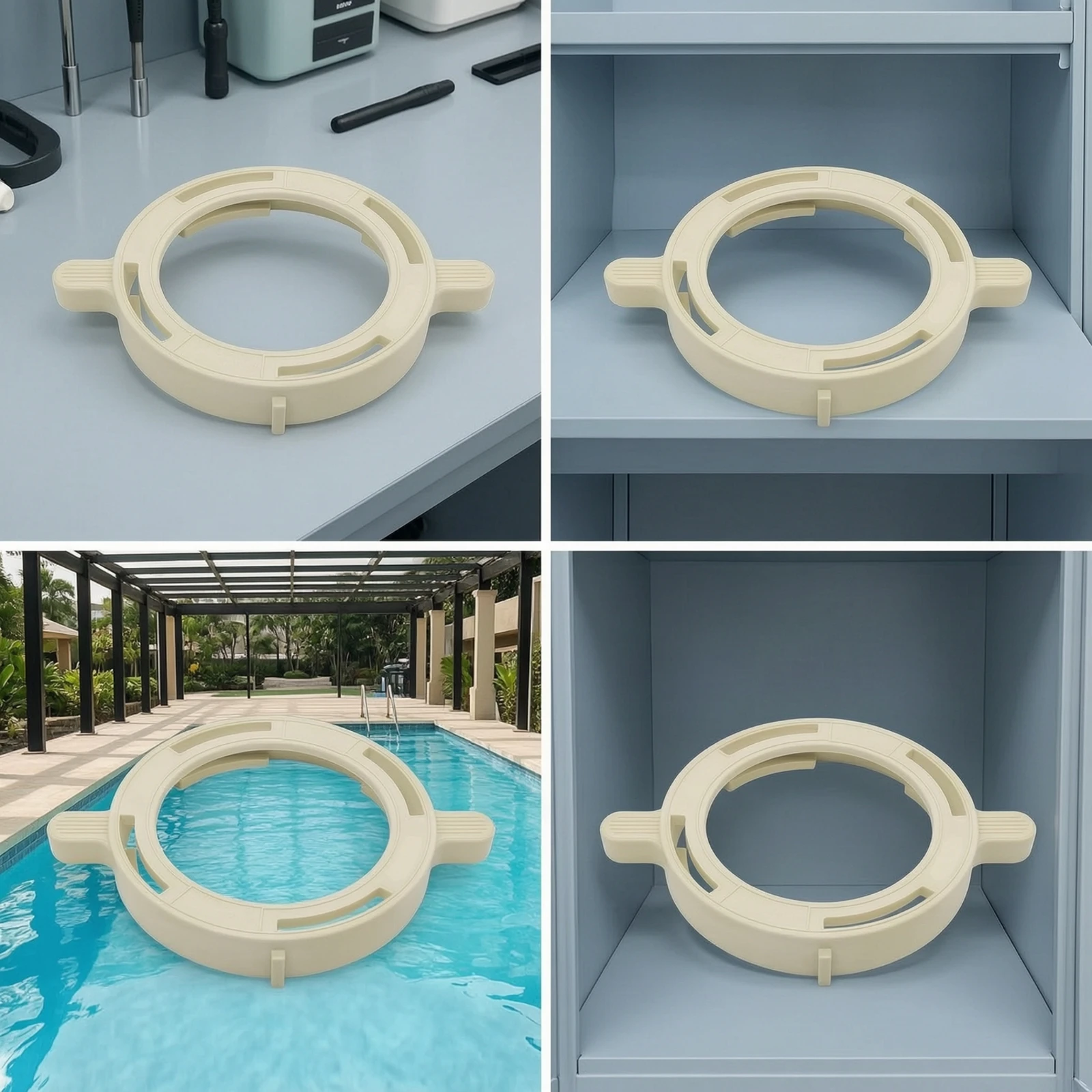 Pool Pump Collar with Tabs Rigid Replacement Part