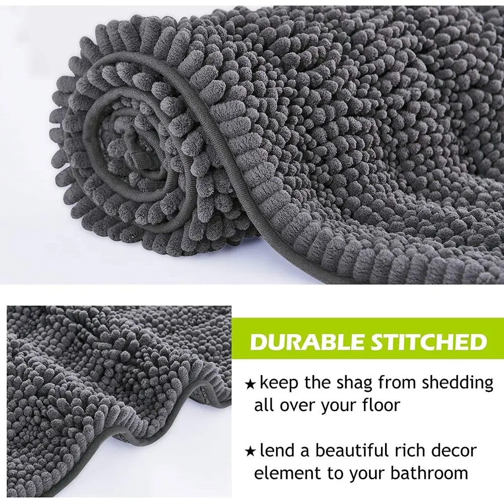 Große 70 x 24 weiche Badteppiche im Bauernhausstil – wasserabsorbierende Matten für Badezimmer, Dusche und Küche, 1 Stück