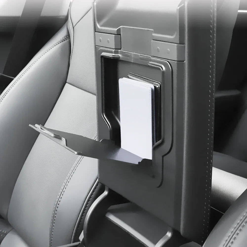 

for Tesla Model Y Juniper Launch 2025 Model 3 Highland 2024 Armrest Hidden Magnetic Storage Box ABS Organizers Case