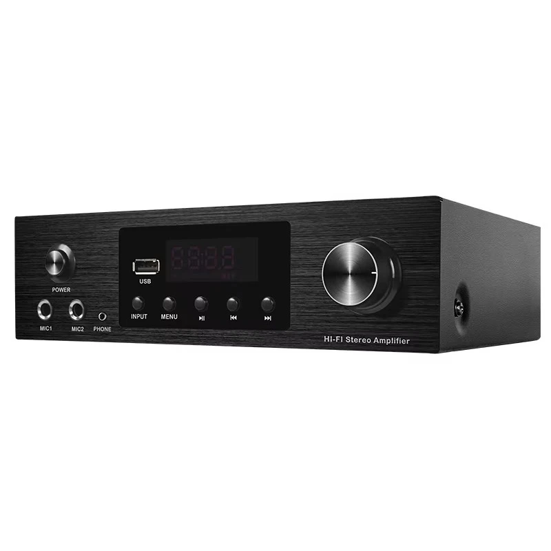 High Quality HIFI Audio Professional Power Amplifier 120W*2 for Home Use Karaoke AV-280HD