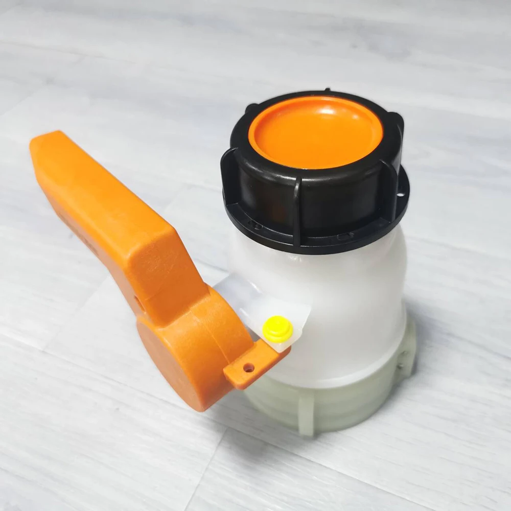 1000L Ton Barrel Valve Fitting 75mm S60 To S60x6mm IBC Tank Adapter 2inch Thread Valve Coupling For Outdoor Rain Bucket