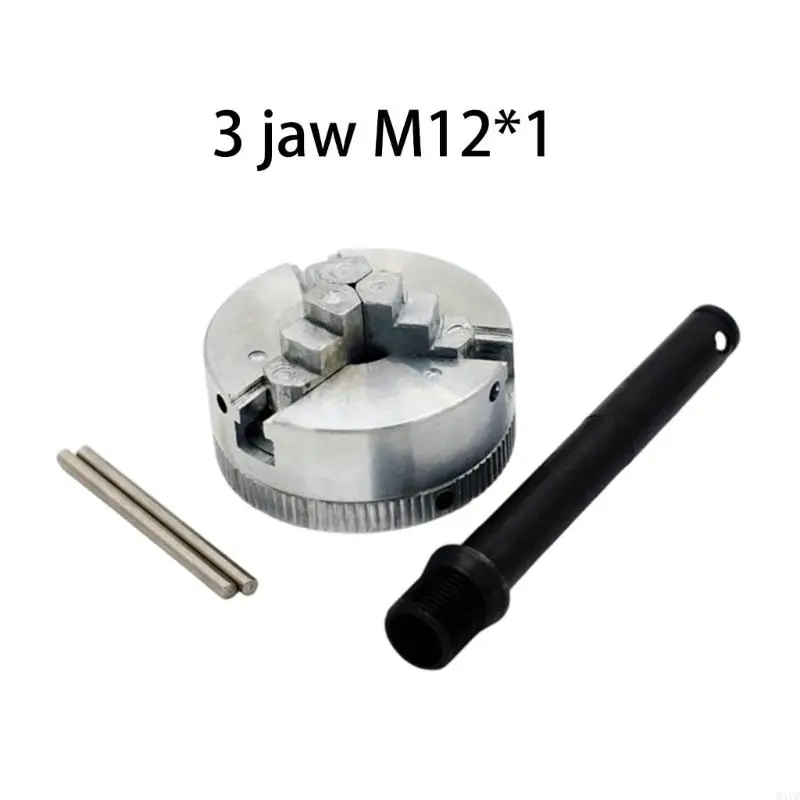 Threaded Chuck Connecting Rod for Mini Machine Tool, Metal Component with Lateral Opening for Installation, Replacement, M4YD