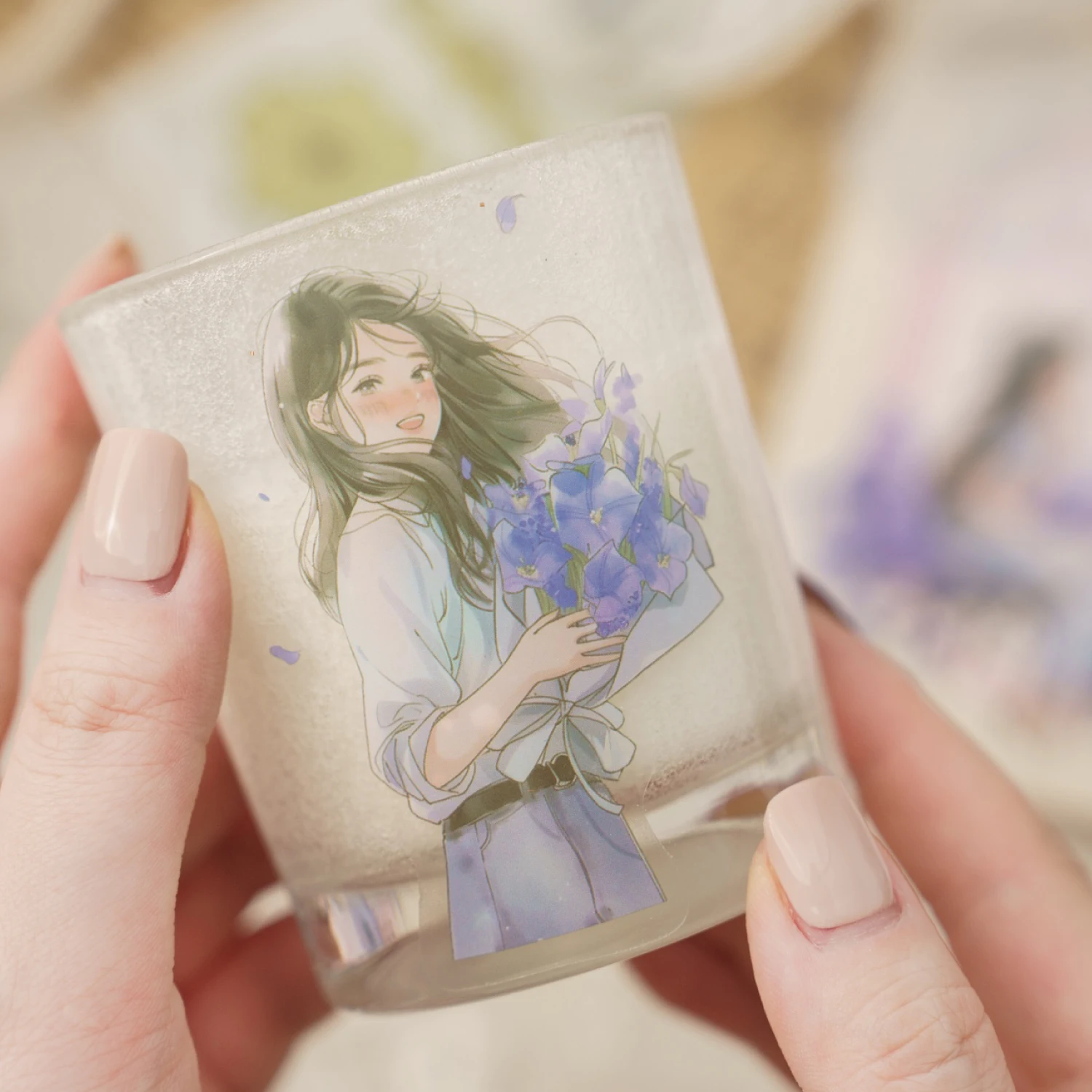 30 Sheets/Bag PET Stickers Cartoon Girl Character Sticker Creative Notebook Guka Collage Material DIY Greeting Card Decoration