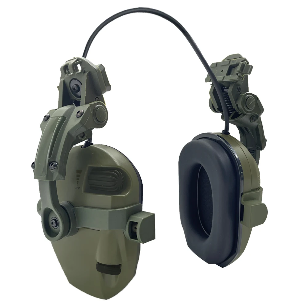 New Generation WK Helmet VersionTactical Electronic Shooting Earmuff Anti-noise Headphone NRR23dB
