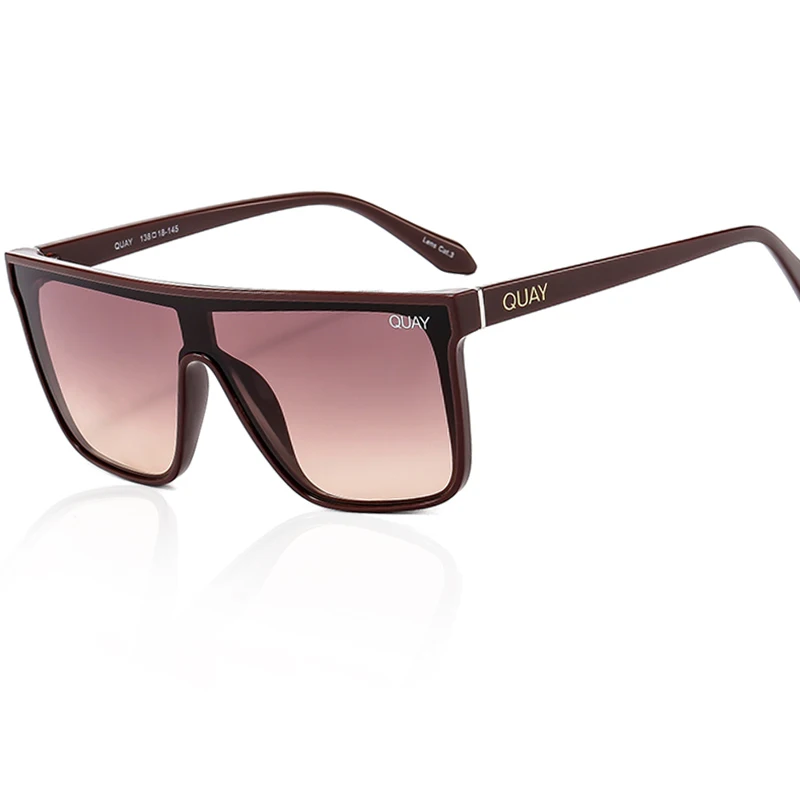 Fashion Square Sunglasses Women Quay Brand Flat Top Sun Glasses for Women Female Mirror Nightfall Ladies Shades Oculos Feminino