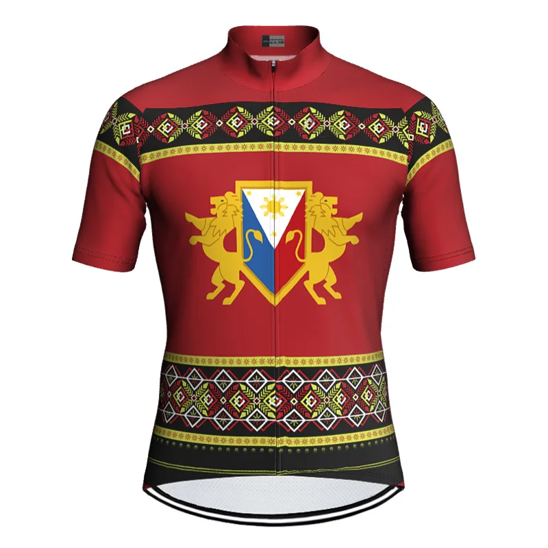 XCO-Cycling Jersey for Men, Philippines Pro Cycling Team, Light Sport, Riding, Motocross, Mtb Bicycle, Pro Race, Summer Bike Top