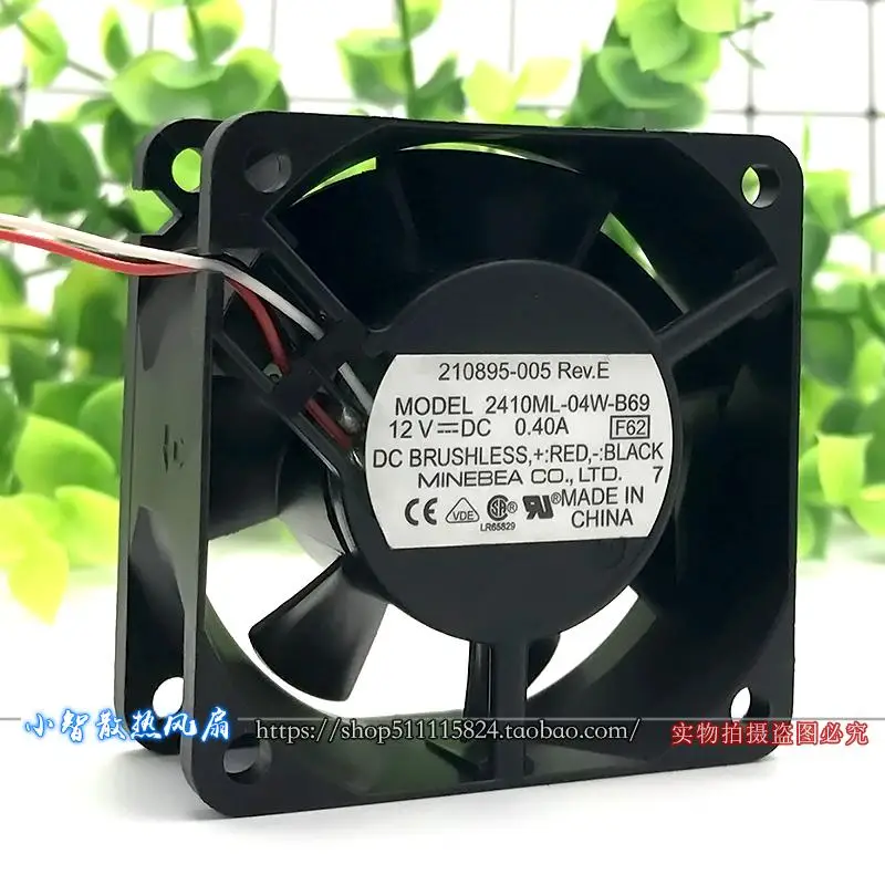 ORIGINAL 2410ML-04W-B69 12V 0.40A 6025 60*60*25mm NEW COOLING FAN RADIATOR