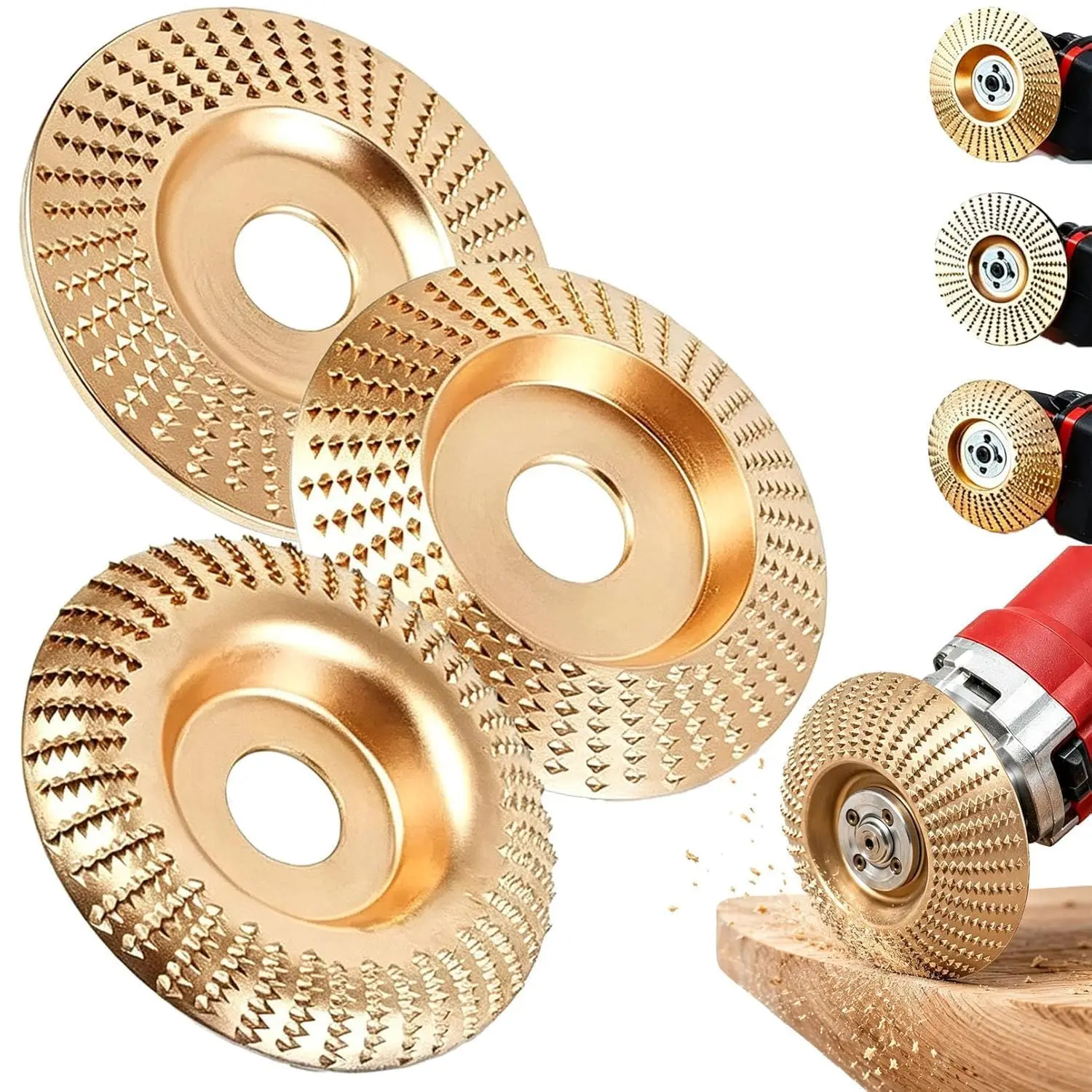 Wheel Versatile Sanding Disc Set Angle Grinder Polishing Pad Woodworking Carving Wheel Polishing Wood Shaping Tool Abrasive Disc