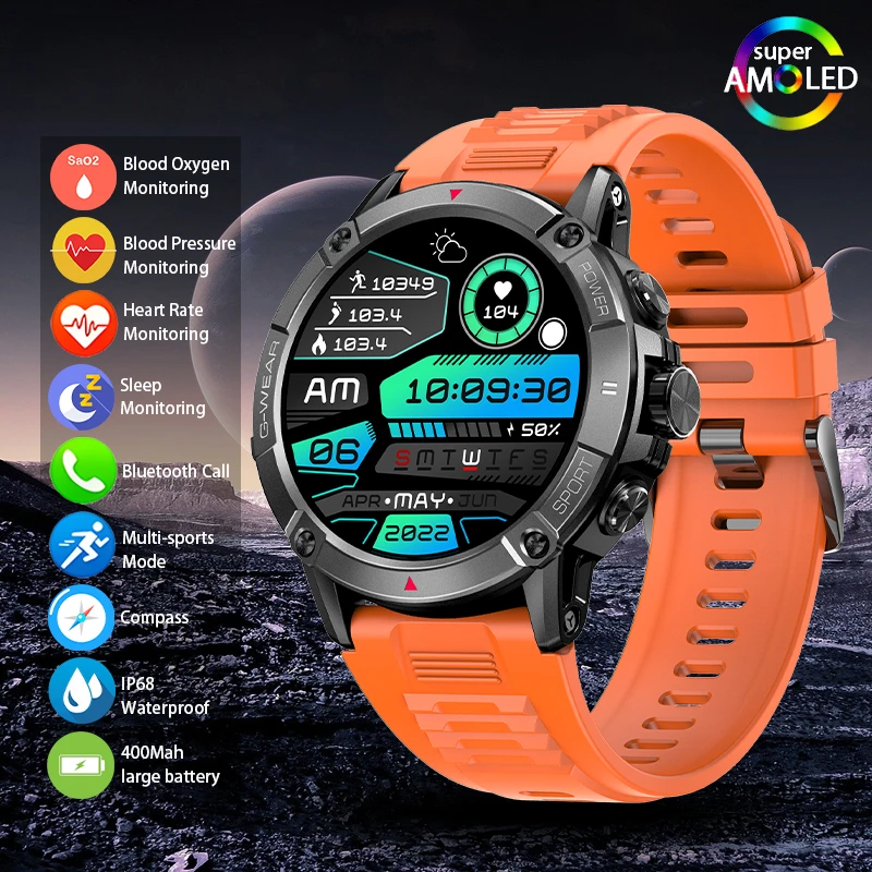 2024 Premium NX8 Smart Watch for Men - With Advanced Rtl8763Ewe Chip. Bluetooth, Compass. Ideal for Sports Enthusiasts