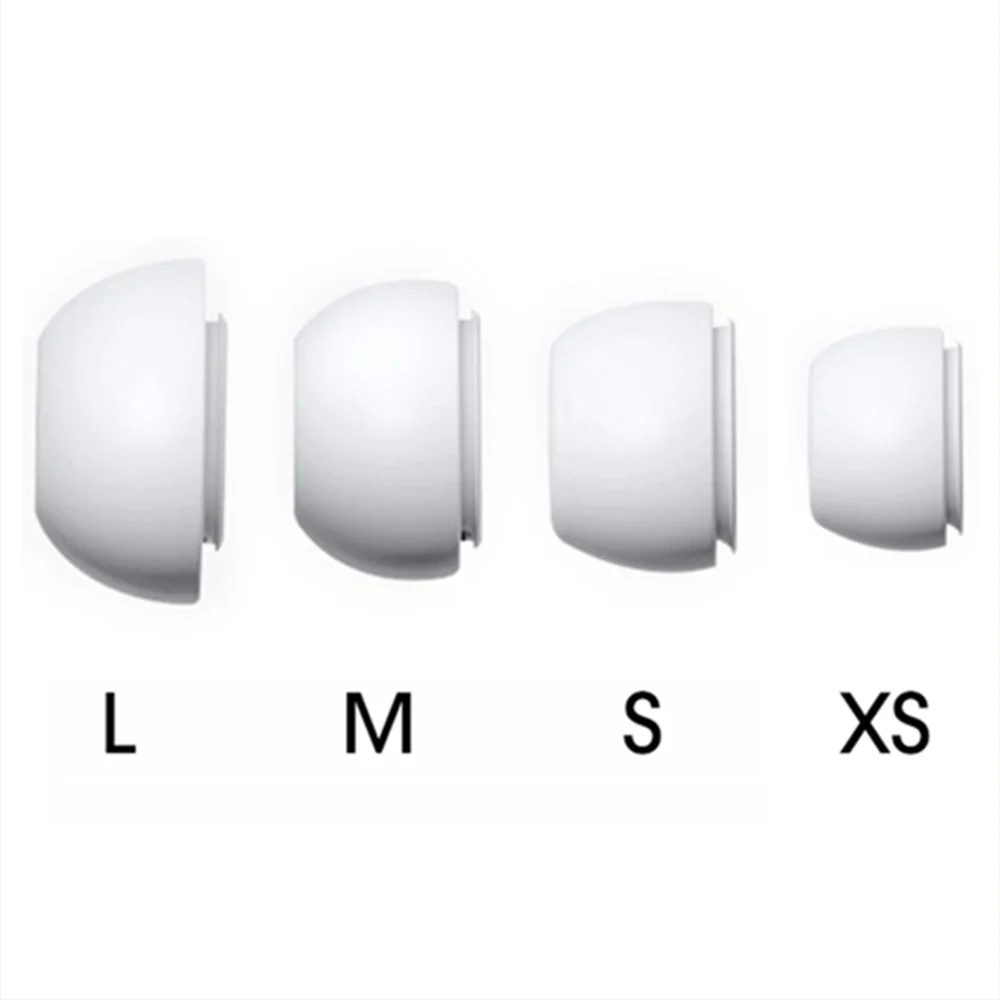 1-3 pary silikonowe słuchawki końcówki dla Apple AirPods Pro 1 2 antypoślizgowe wymienne wkładki douszne akcesoria do uszu miękkie silikonowe zatyczki do uszu