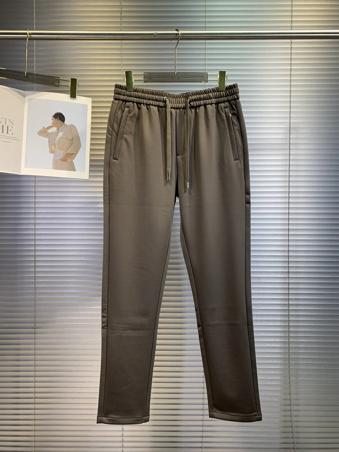 BILLIONAIRE SIJITONGDA New men\'s casual sports pants. Elastic waist. Thick and elastic fabric M-4Xl