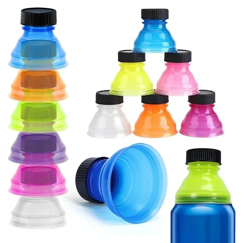 

6Pcs Reusable Plastic Airtight Lid Beer Water Dispenser Lid Can Protector Caps Cover Bottle Top Soda Saver Cans Dust Cover