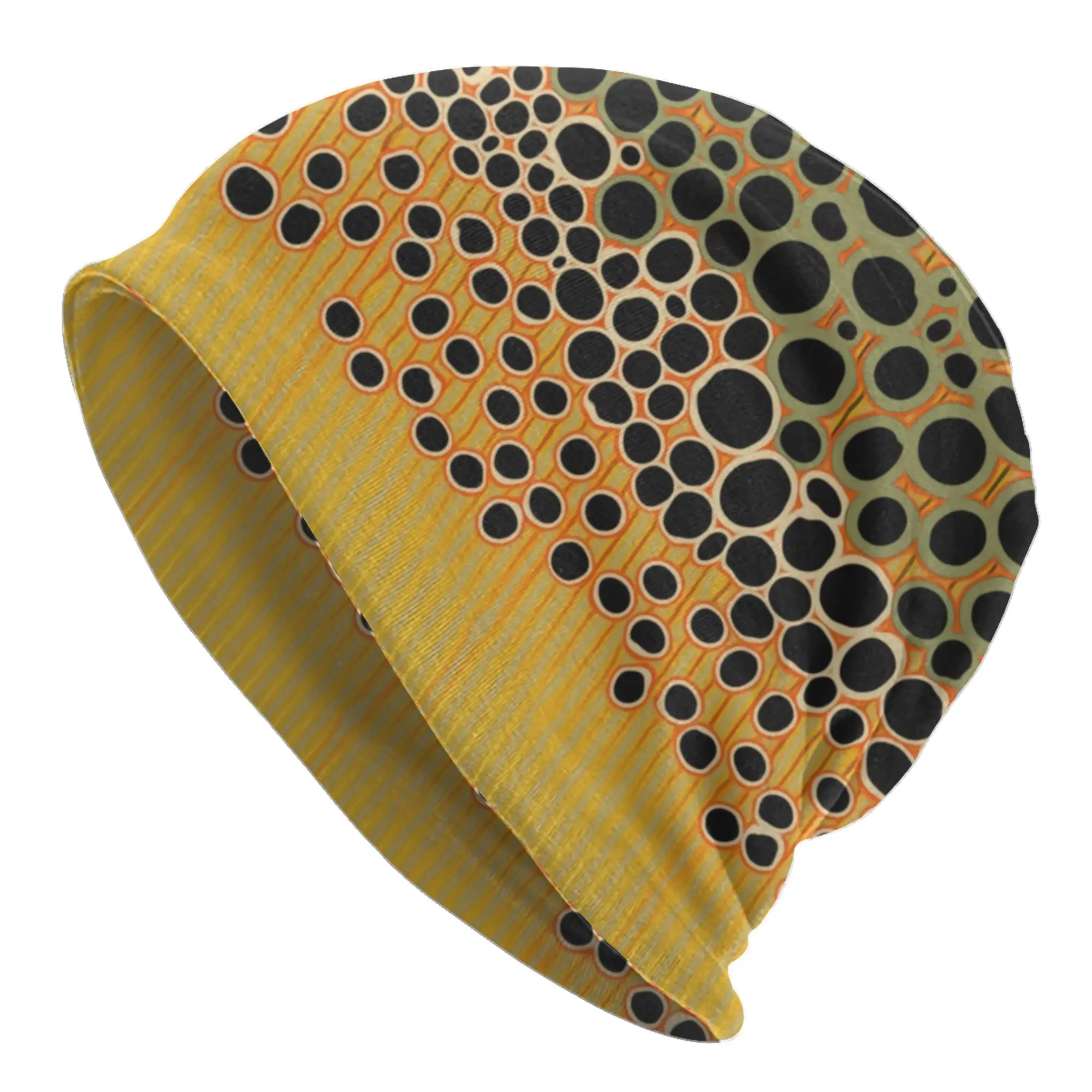 Trout Camo1 Skullies Beanies Caps Unisex Winter Warm Knit Hat Women Men Cool Adult Camouflage Style Bonnet Hats Outdoor Ski Cap