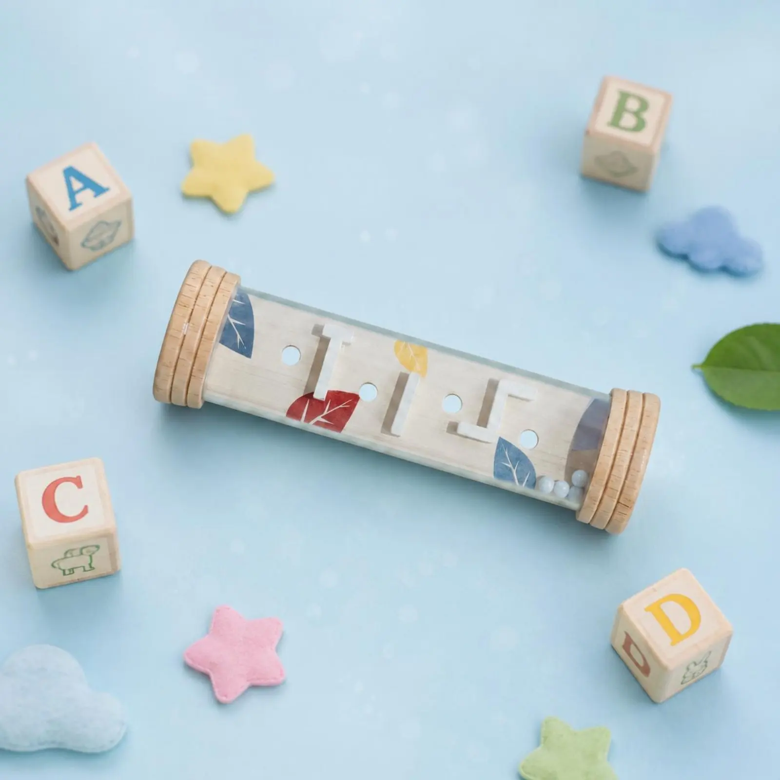 Rainstick Maze Hand-Eye Coordination Balance Bead Tube Handheld Maze Toy Sensory Play Fine Movement Skills for Toddlers