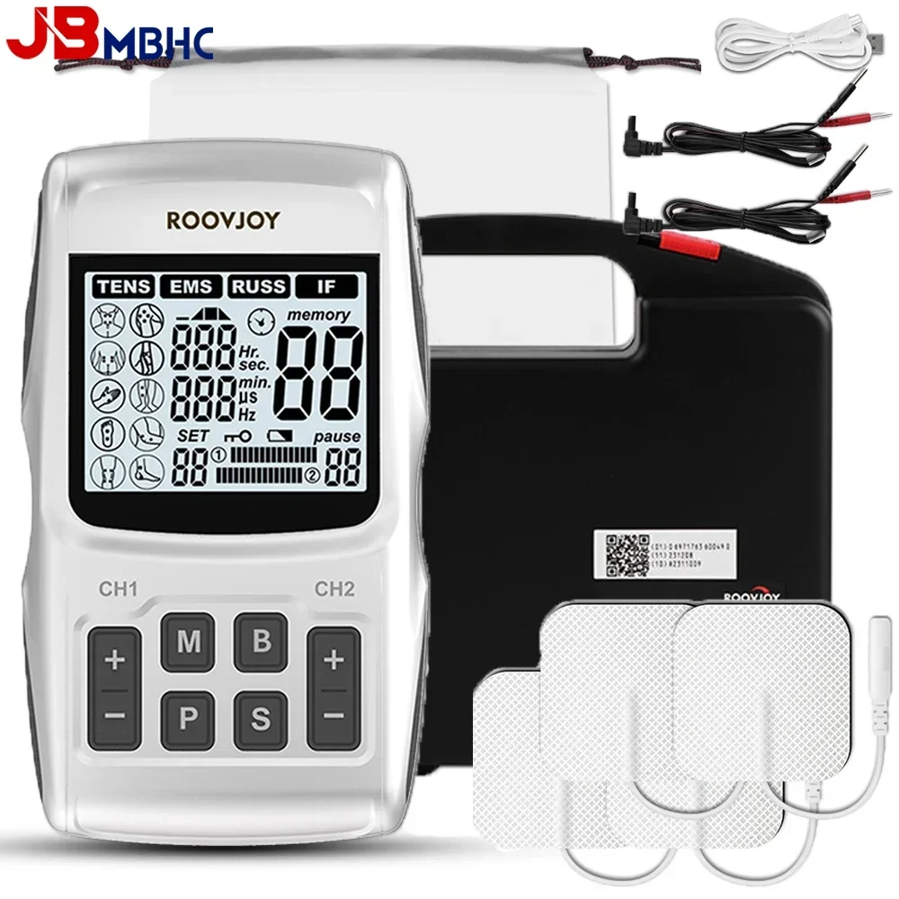

Electrostimulation Device EMS Muscle Therapy Stimulator TENS Unit Machine Needle Physiotherapy Pulse Acupenture Body Massager