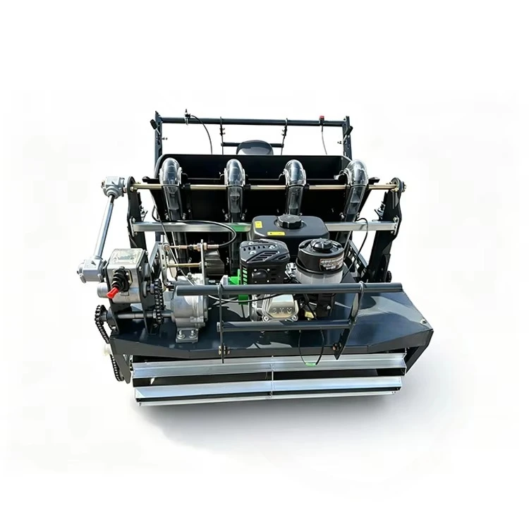 Hot Sale 4 Row/ 5row Self Propelled Garlic Planter Fuel Garlic Planting Machine Upright Sowing Garlic Seeder for Farm