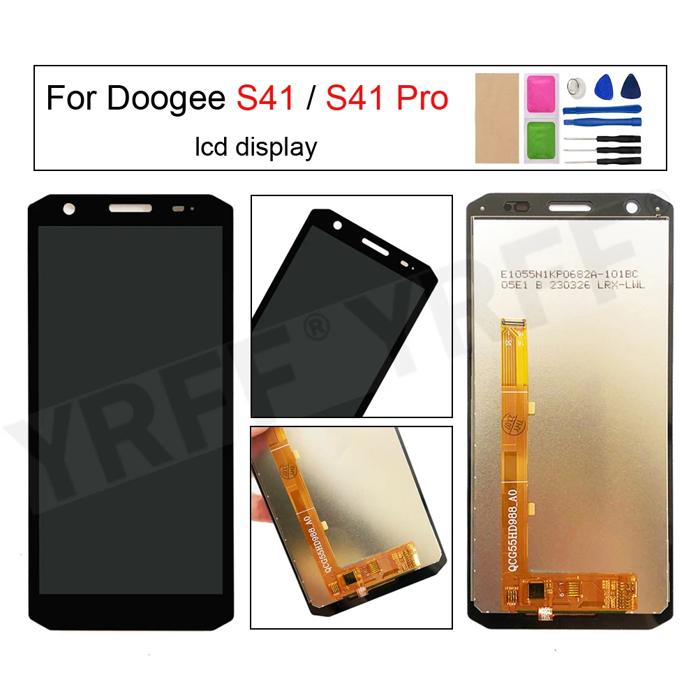 

LCD Screen For Doogee S41 Pro LCD Display Touch Screen Digitizer Assembly ,Phone Replacement 100% Tested