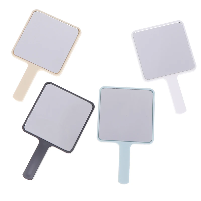 Handheld Make-Up Spiegel Vierkant Make-Up Make-Up Spiegel Spiegel Met Handvat Handspiegel Spa Compacte Spiegels Cosmetische Spiegel Voor Vrouwen