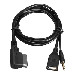 Cavo Audio per auto cavo di conversione per auto USB per A1 A3 A4L A5 A6L A8 Q3 Q5 Q7 TT con interfaccia AMI con MDI-BOX parti di interfaccia