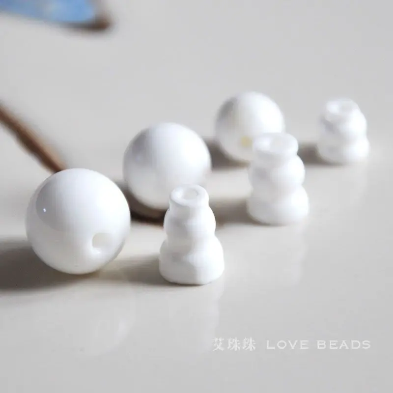 Natual Tridacna Three Holes Beads Tibet Ghuru Guru DIY For Women Jewelry Making