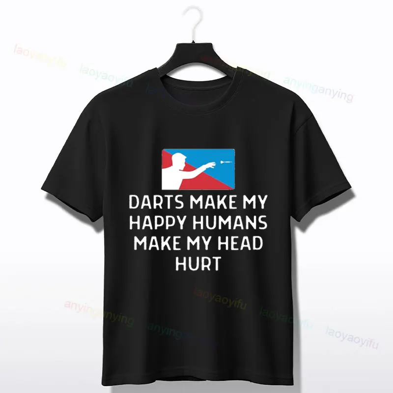 تي شيرت رمي السهام مع أذرع مشغل السهام تي شيرت جرافيك بأكمام قصيرة 100% قطن تي شيرت لباس غير رسمي للاستخدام اليومي والسفر #3