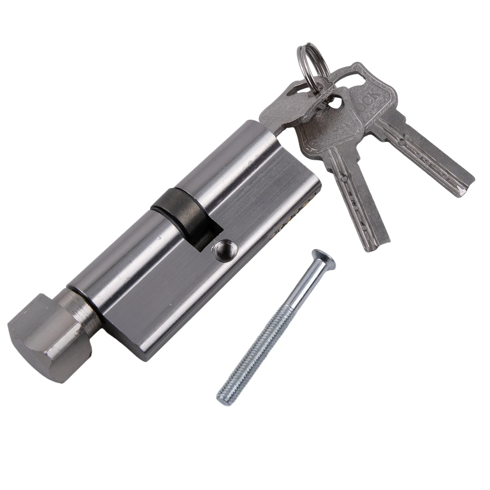 Lock Cylinder 70 Lock Cylinder Aluminum Alloy 6-Pin Cylinders With 3 Keys Security Furniture Locks Keys Household Door Core