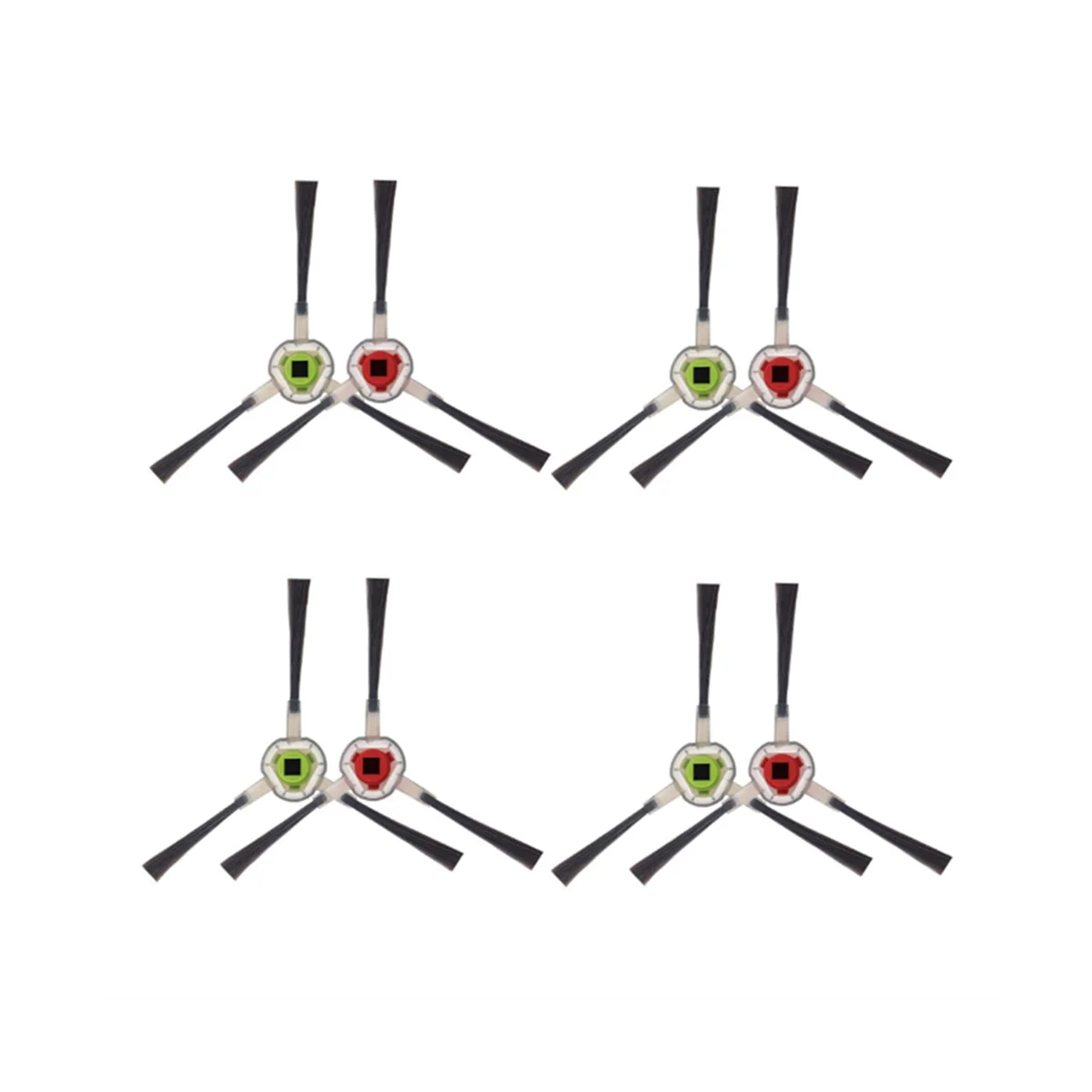 แปรงปัดด้านข้าง8ชิ้นสำหรับลูกหนี้ทำความสะอาดเครื่องดูดฝุ่นไร้สาย DG36 OZMO930อะไหล่ทดแทน