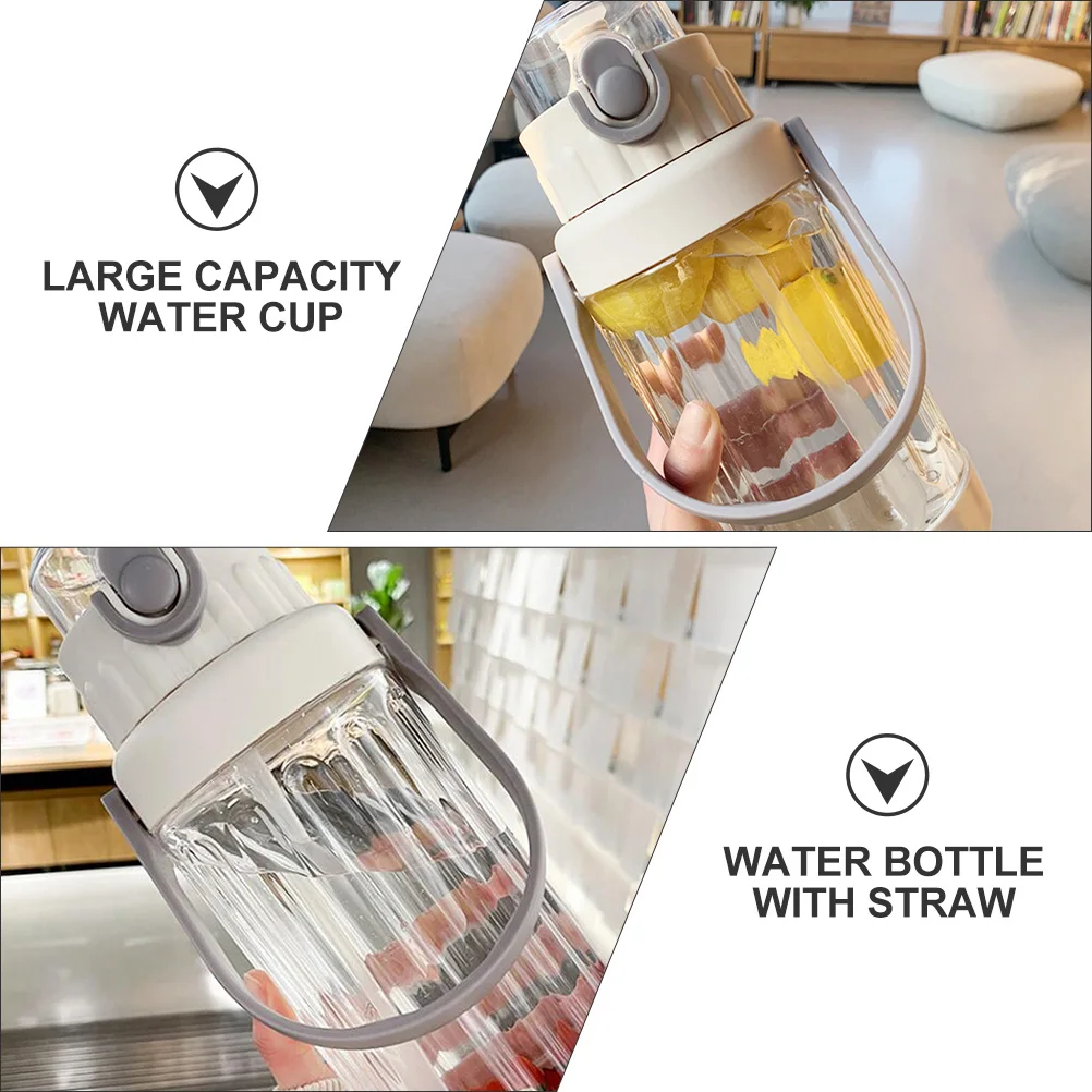 

Large Capacity Water Bottle Heat Resistant Sports Durable Plastic Travel Kettle Hiking Gym Cycling Outdoor Activities Hygienic