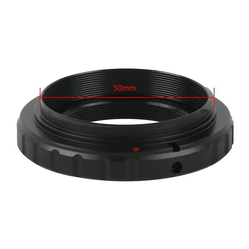 Adattatore per microscopio in metallo con montaggio a C e fotocamere Canon EOS Nikon SLR/DSLR T-Ring per adattatore CCD per microscopio Stereo