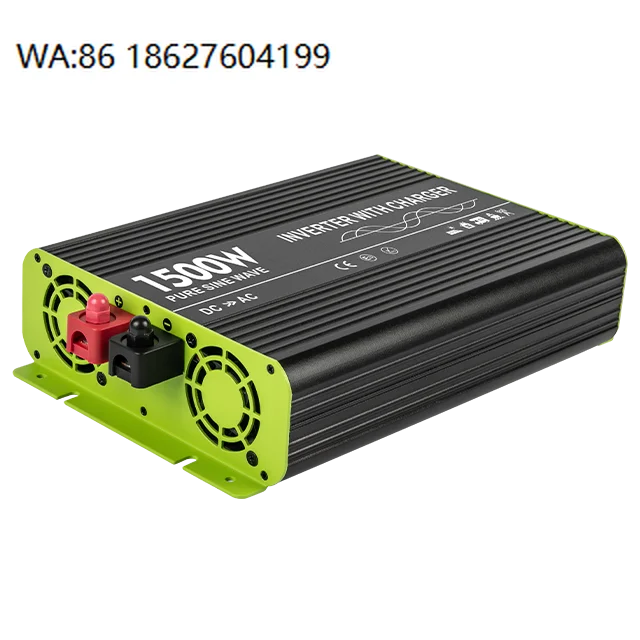 1500W/3000W Pure Sine Wave Solar Inverter DC 12V/24V/48V to AC 110V/220V for Camping RV Truck