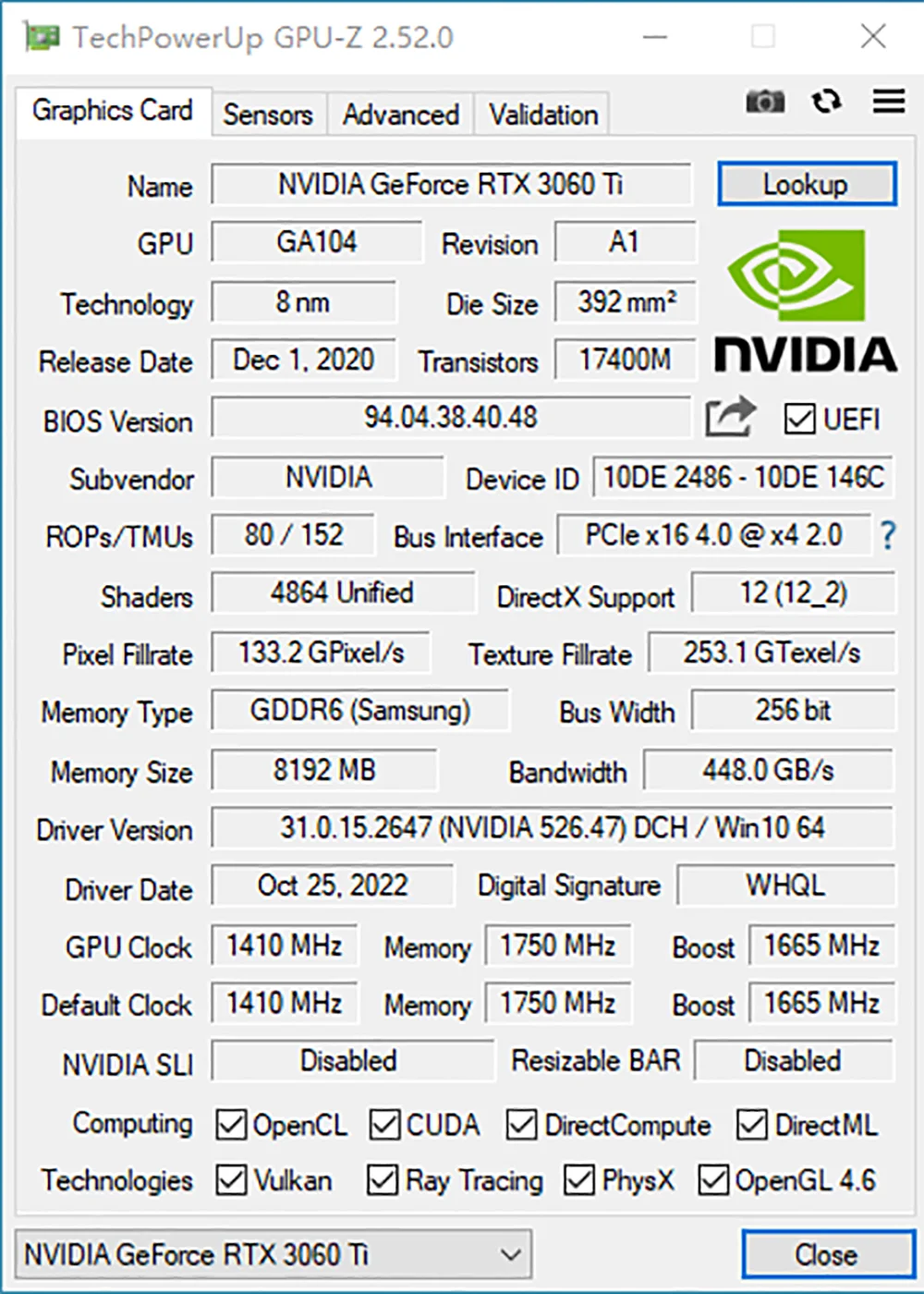 MLLSE RTX 3060Ti 8GB X-GAME Graphics Card Placa De Video GDDR6 256bit NVIDIA GPU PCI-E 4.0 x16 rtx3060ti 8gb game