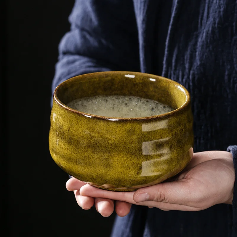 Bamboo Chasen Set: Song Dynasty Whisk, Japanese Bowl, Stand (100 Prongs) + Baking Brush – For Daily Tea Making & Baking Mixing