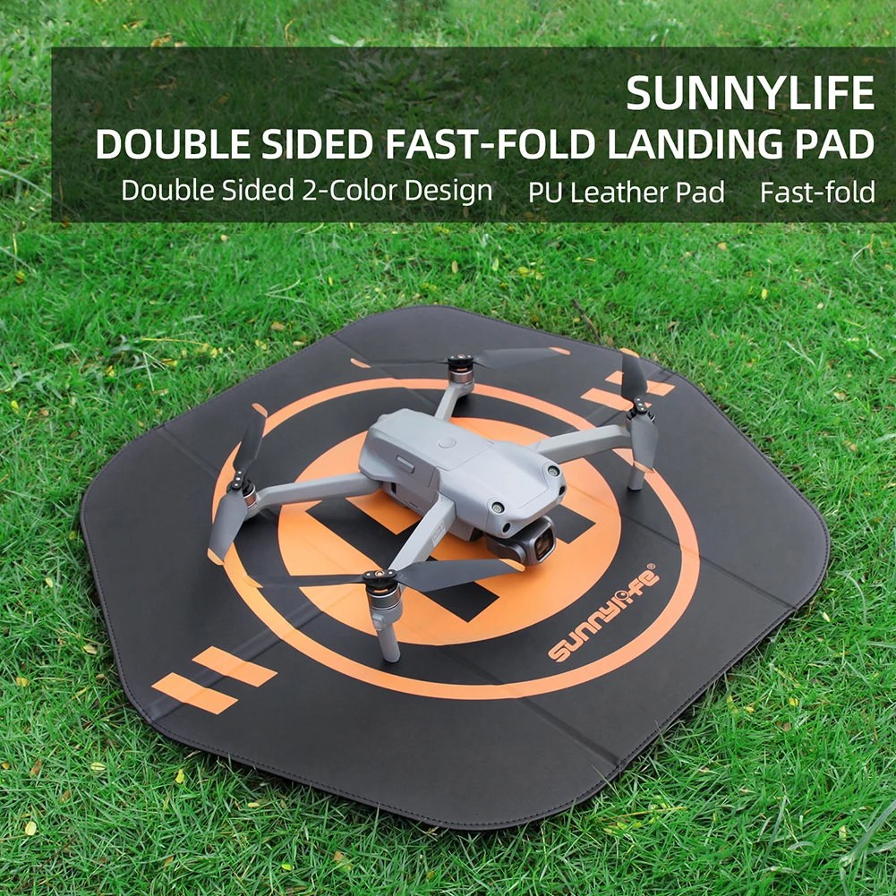 Nueva almohadilla de aterrizaje plegable, alfombrilla de 55cm para DJI Mavic Pro Air 2/2S Phantom Drone, delantal de estacionamiento para accesorios generales de la serie Mini SE