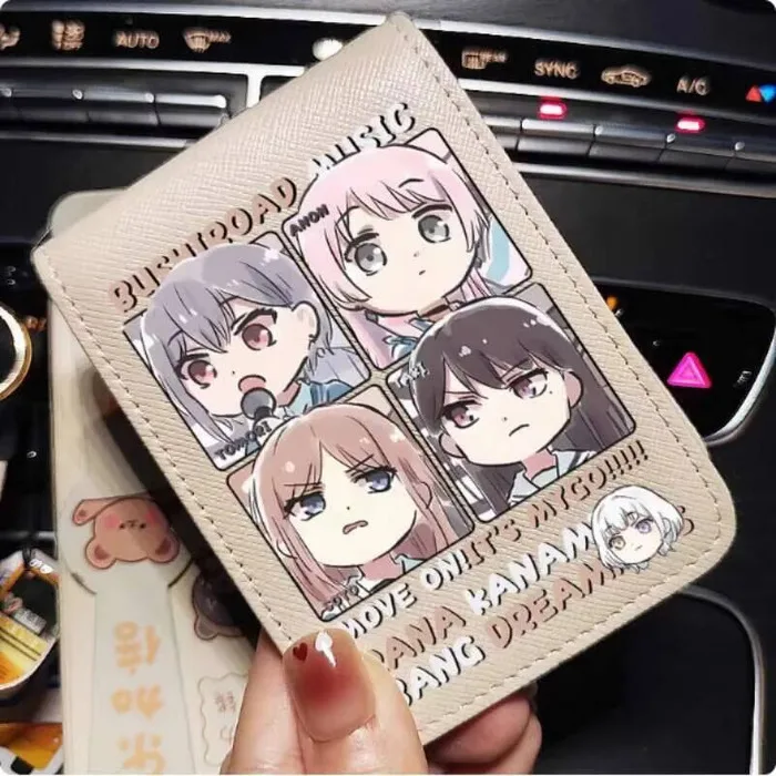 

Anime Bangdream Mygo Fashion Wallet PU Purse Card Cash Holder Bag Cosplay Gift B2103 Anime