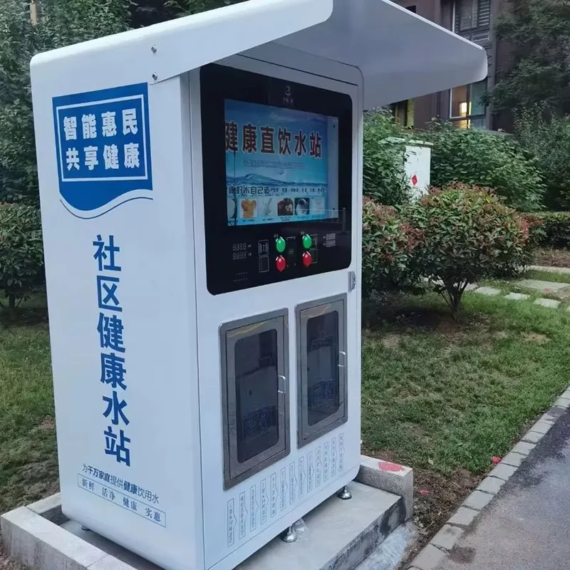 Water Vending Machine Water ATM Drinking Water Dispenser Coin Operated RO Purified Self-Serve for Community Use Custom
