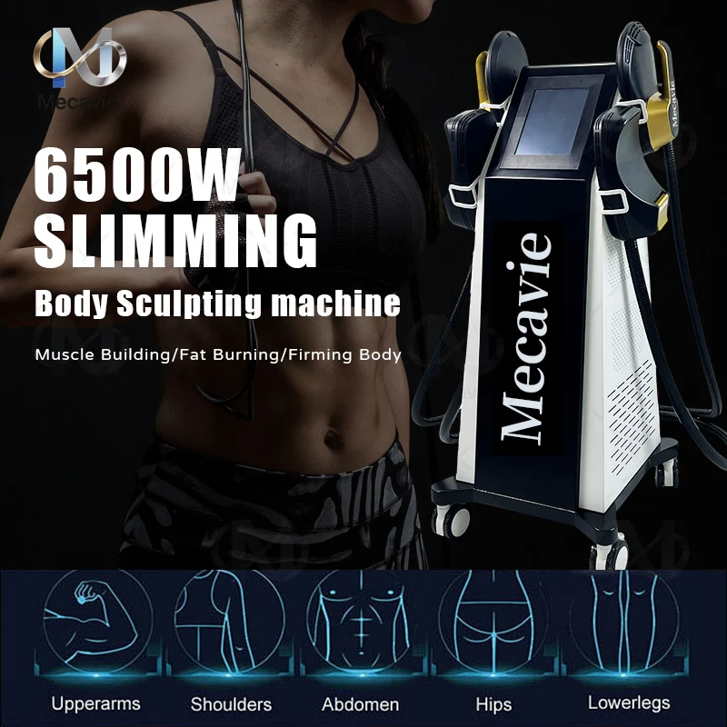 2026 New MECAVIE 4 handles RF EMS NOVA EMS NEO Machine 6500W Professional Body Slimming Fat Burning Muscle Stimulation Device non‑invasive body contouring equipment supports multi‑zone treatment for salon SPA professional aesthetic shaping projects safe