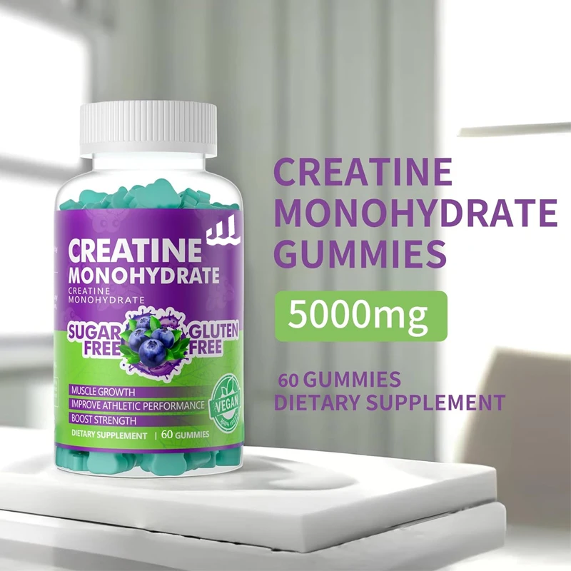 Creatine monohydrate gummies are suitable for both men and women, used for muscle strength and muscle generator