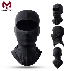 Pasamontañas deportivo de secado rápido, máscara de cara completa transpirable para ciclismo, gorro de capucha de esquí, gorros suaves a prueba de viento, sombreros para bicicleta de senderismo al aire libre