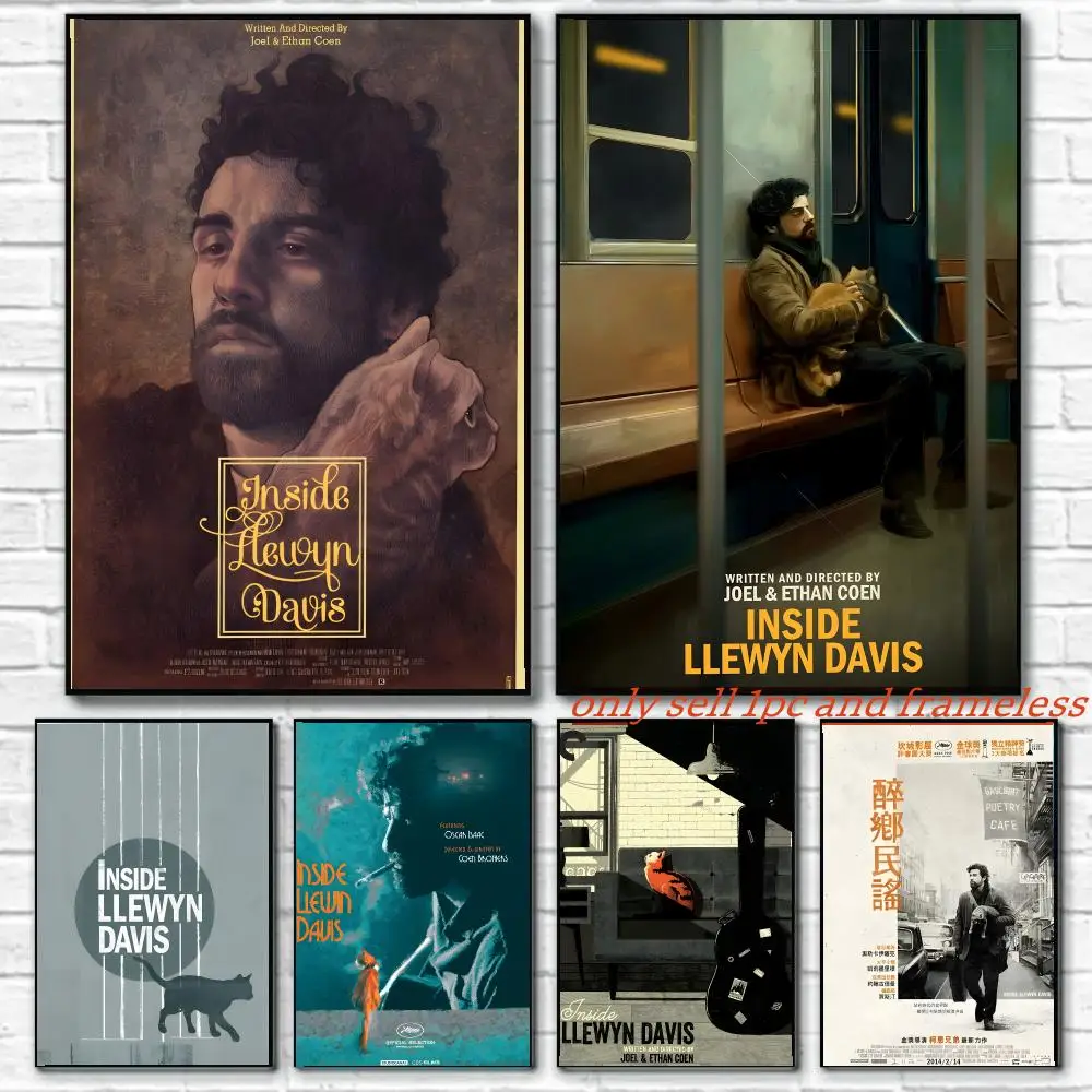Music Drama film I-Inside Llewyn Davis Poster HD Poster Wall Art interior Hallway Home Decoration Holiday Gifts