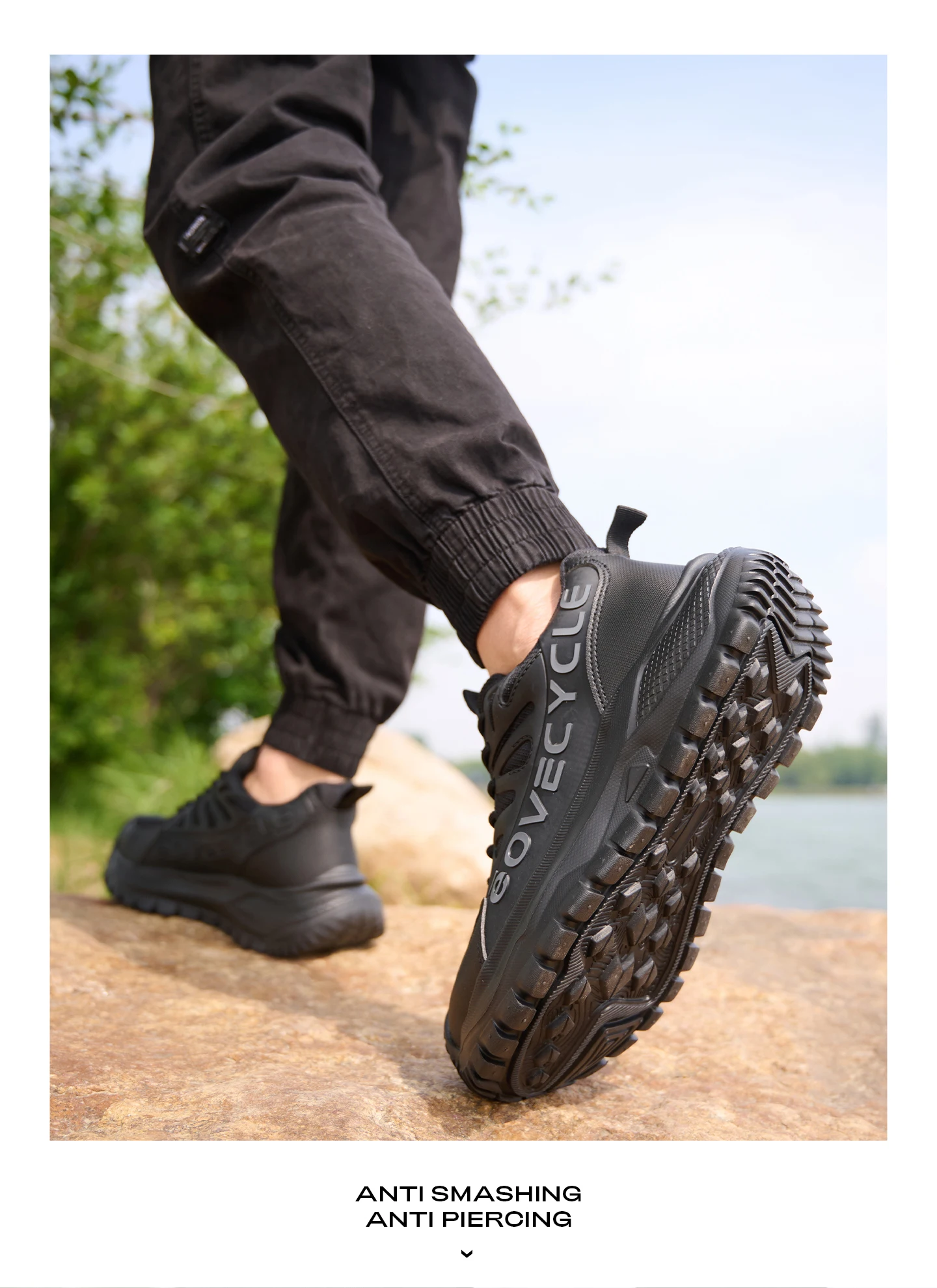 Modische Arbeitsschuhe für Männer, Arbeitssneaker, stoßfest, durchtrittsicher, unzerstörbare Schuhe, Sicherheitsstiefel, rutschfeste Herrenstiefel – Detail 20