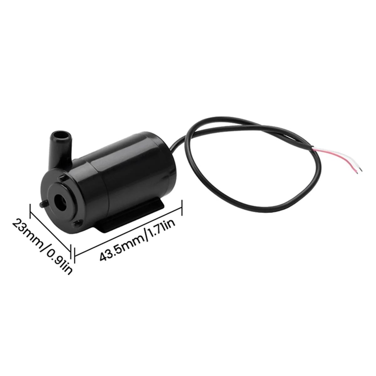 【New User-Coupon!】8pcs Black Silent Mini Submersible Pump for DC3V 5V for Computer Water Cooling USB Powered Horizontal