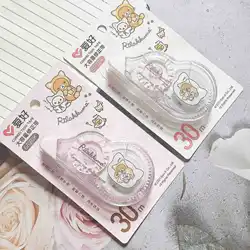 AIHAO-6620K fita corretiva Rilakkuma, 30M, Kawaii Corrector, brinde promocional, Prêmio Estudante, Escola e Escritório Papelaria