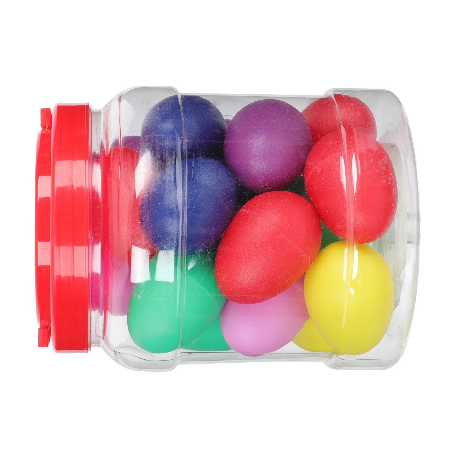 20 Pcs Musical Instrument Sand Egg Toys Kids Children Necklace Percussion Plastic Instruments Shakers Colorful