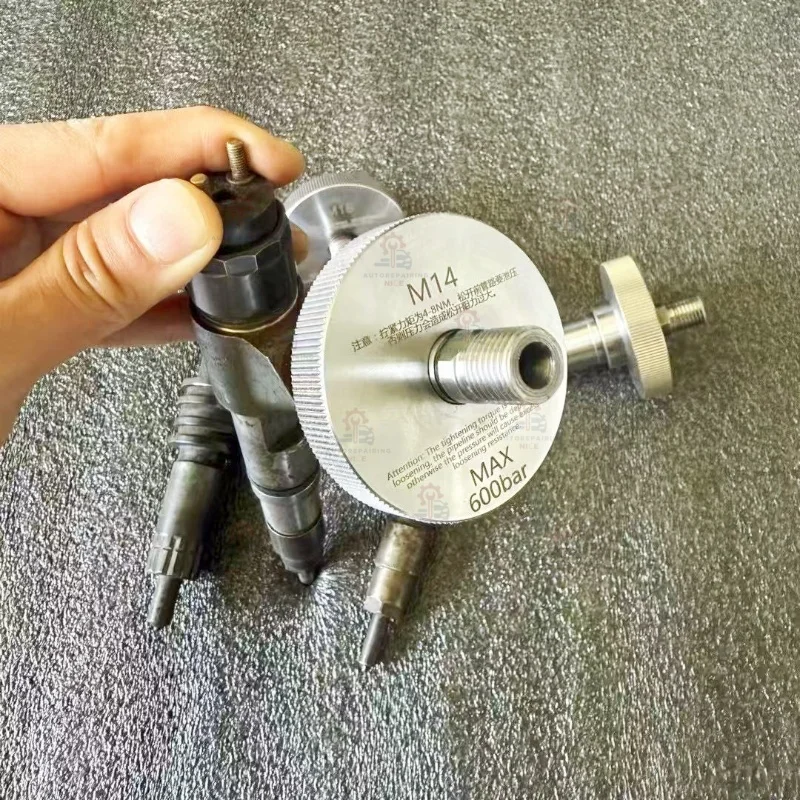 

For S60h S80h PS400A Diesel Injector Nozzle Tester MFI CRIN EUI Adaptor M14 M16 600bar Quick Connector